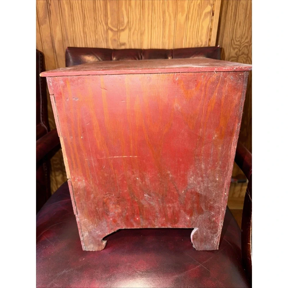 Primitive Antique 5 Drawer Parts Seed Thread Cabinet Apothecary Chest Handmade